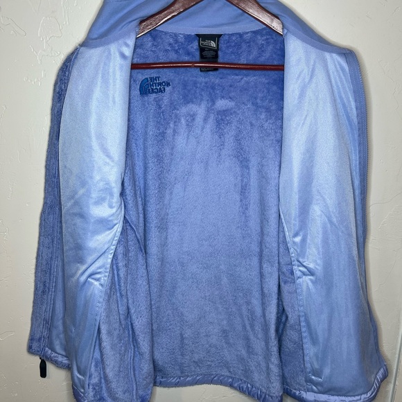 The North Face Osito Women's Fleece Full Zip Plush Jacket - Blue XL - Picture 5 of 12